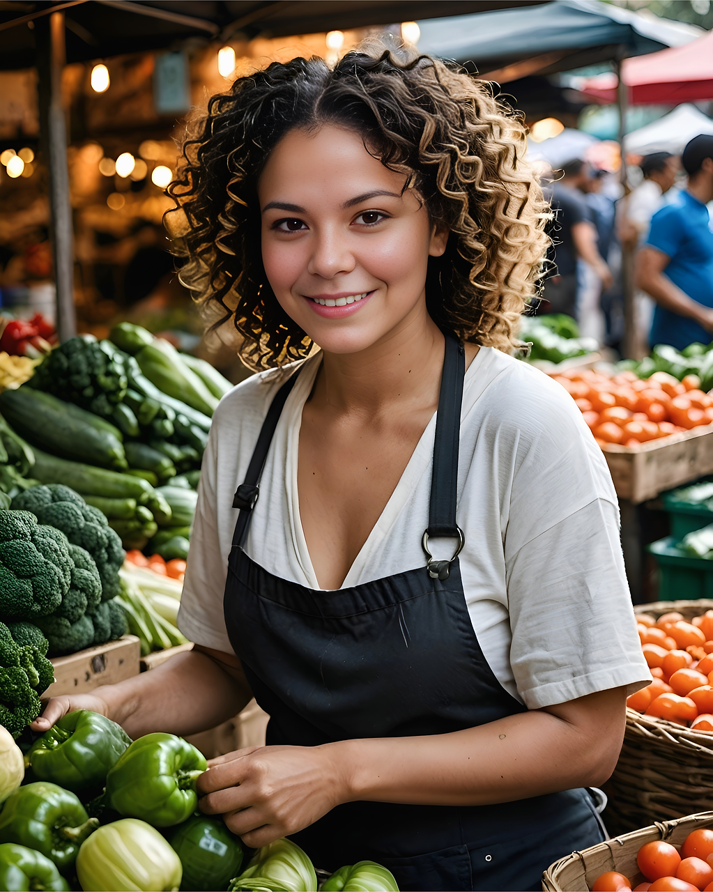 market stall, female, shop, shop assistant, market, farmers local market, food, sale, nature, fresh, ai generated, market, market, market, market, market