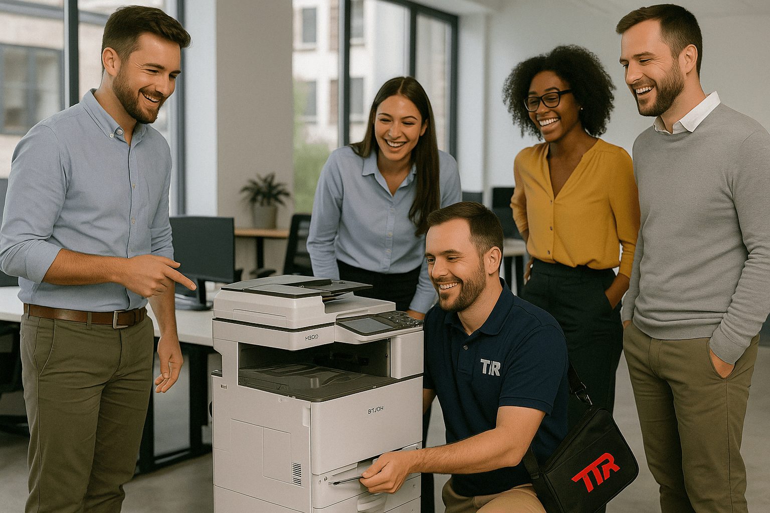 RICOH printeru rezerves daļas un konfigurācija