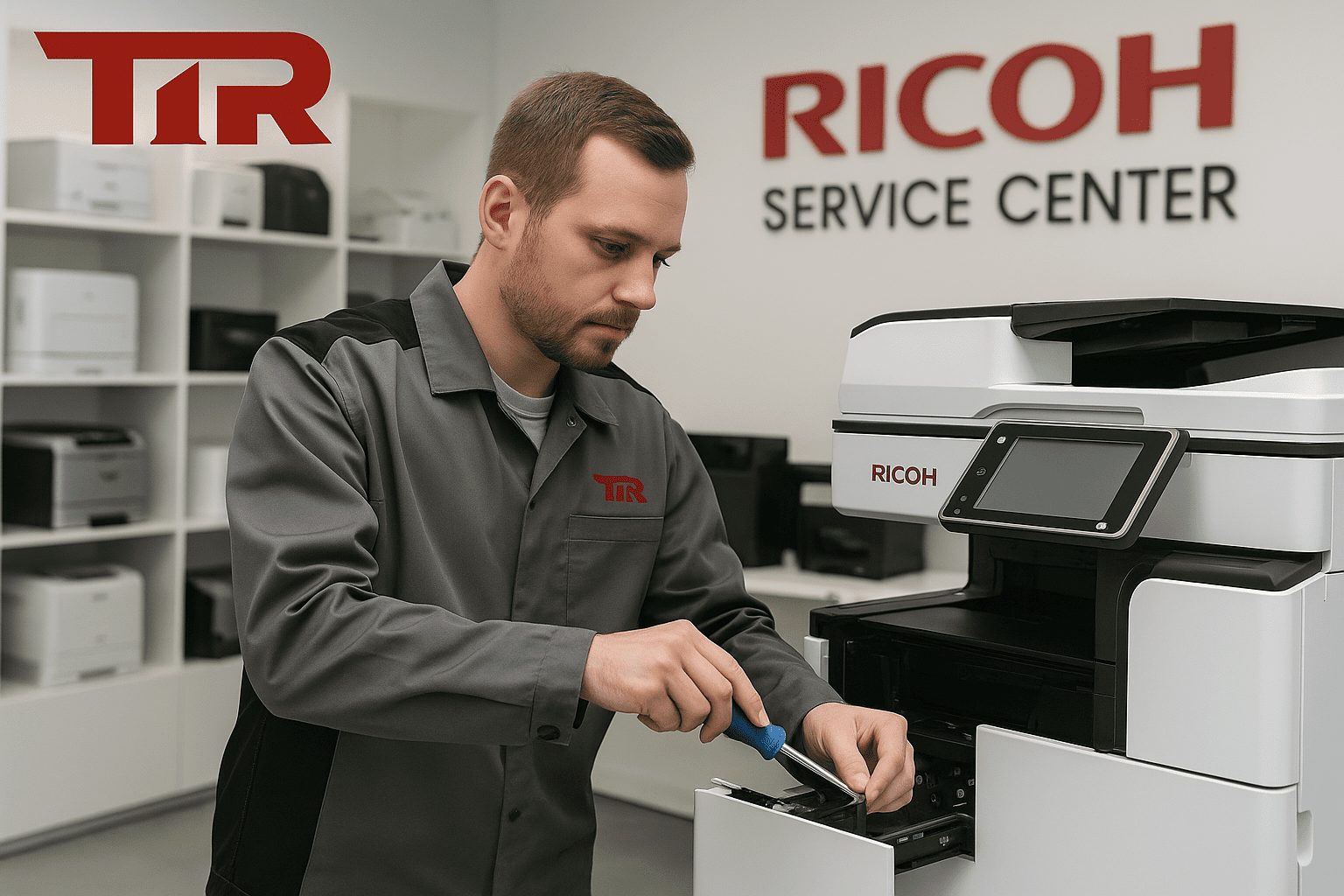 RICOH serviss printeru remonts TIR SIA