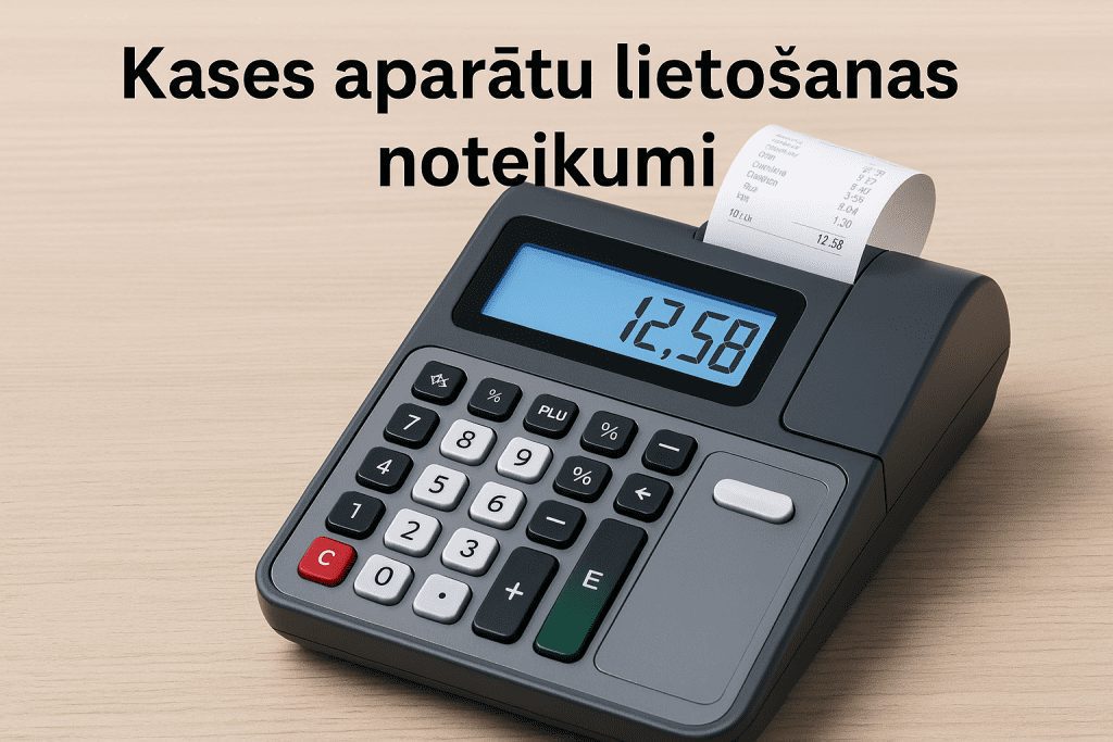 Kases aparātu lietošanas noteikumi