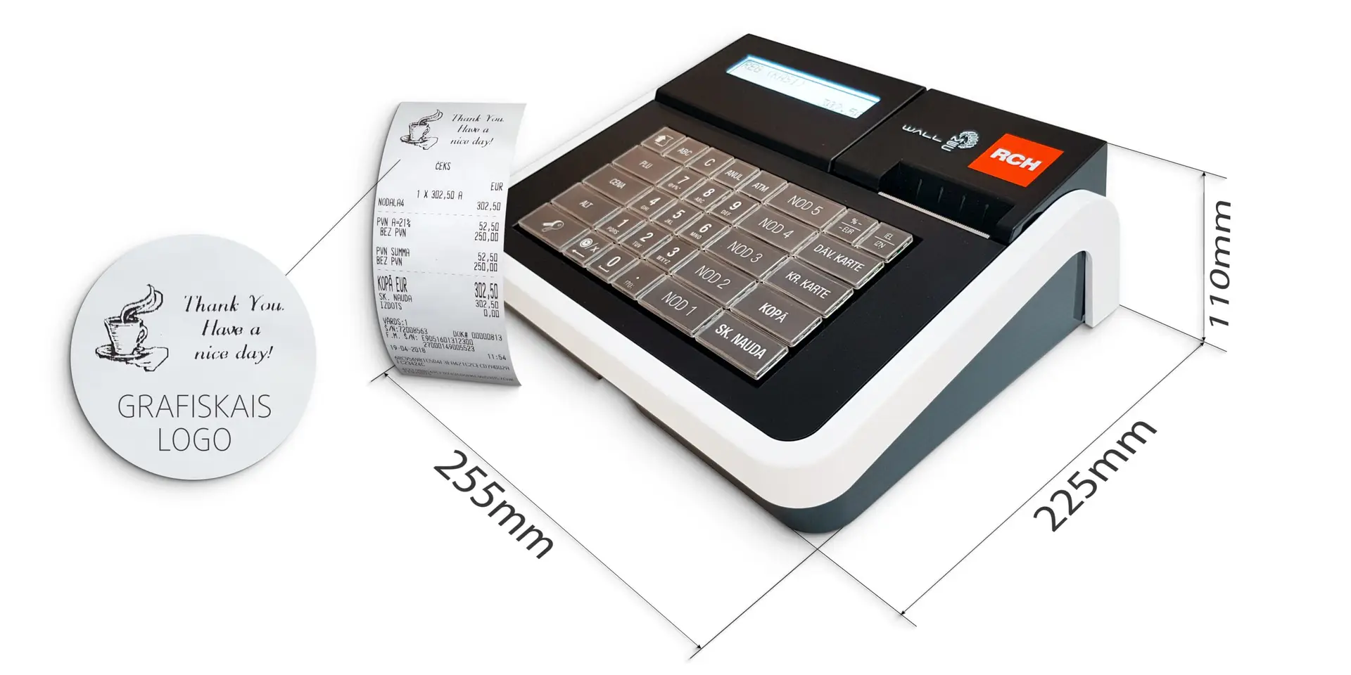 Kases aparātu iegāde – Daisy Perfect M kases aparāts Rīgā un visā Latvijā